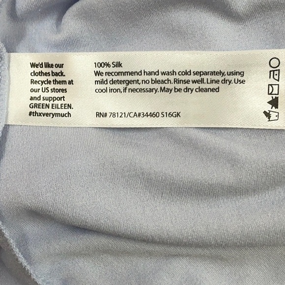 Eileen Fisher nwot silk tank long or a tunic - Picture 5 of 7